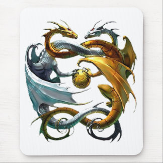 Kampf-Drachen Mousepad