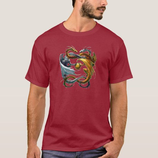 Kampf-Drachen T-Shirt (Vorderseite)