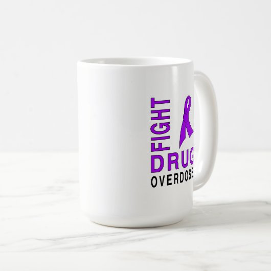 Kampf-Drogenüberdosis Kaffeetasse (VorderseiteRechts)