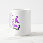 Kampf-Drogenüberdosis Kaffeetasse (Vorderseite Links)