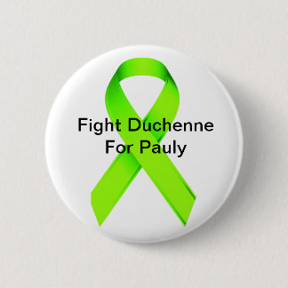 Kampf Duchenne für Pauly Geldbeschaffer-Knopf Button