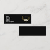 Kampf-Entwurfs-Visitenkarte Mini Visitenkarte (Vorne/Hinten)