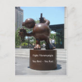 Kampf Faser Postkarte (Vorderseite)