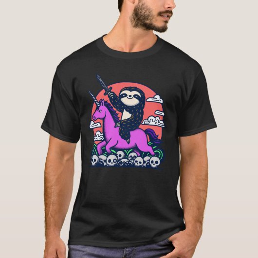 Kampf-Faultier T-Shirt (Vorderseite)