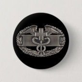 Kampf-Feld-medizinisches Abzeichen (CFMB) Button (Vorderseite)