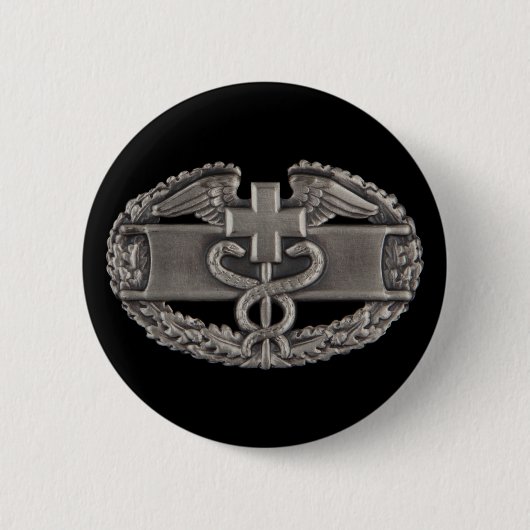 Kampf-Feld-medizinisches Abzeichen (CFMB) Button (Vorderseite)