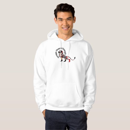 Kampf formt Stärke Hoodie (Vorne ganz)