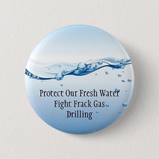 Kampf Frack Gas-Knopf - Süßwasser Button (Vorderseite)