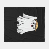 Kampf Funny Halloween Trumpkin Fleecedecke (Vorderseite (Horizontal))