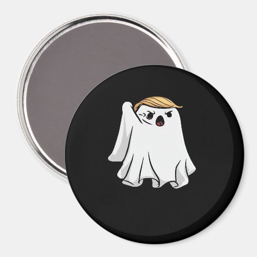 Kampf Funny Halloween Trumpkin Magnet (Vorderseite/Rückseite)
