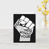 Kampf für die, die ohne ihr primäres schwarzes Leb Karte (Gelbe Blume)