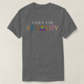 Kampf für die Gleichstellung der Gay Pride der Men T-Shirt (Design vorne)