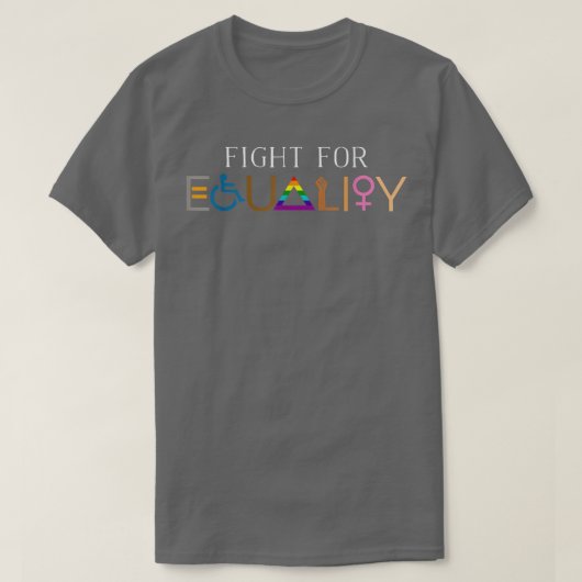 Kampf für die Gleichstellung der Gay Pride der Men T-Shirt (Design vorne)