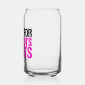 Kampf für die Rechte der Frau Feministin Dosenglas (Links)