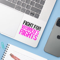 Kampf für die Rechte der Frau Pro Wahl - Laptop