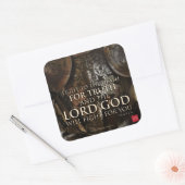 Kampf für die Wahrheit Quadratischer Aufkleber (Umschlag)