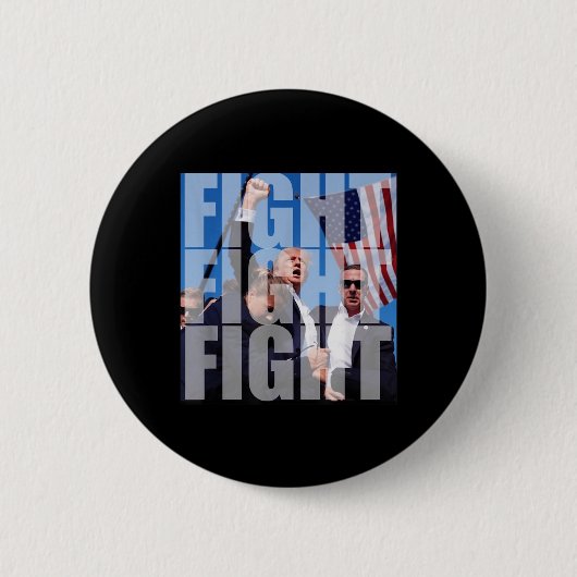 Kampf für Donald Trump 2024 - US Electi Button (Vorderseite)