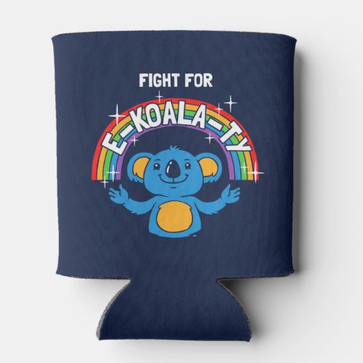 Kampf für E-Koala-Ty Dosenkühler (Rückseite)