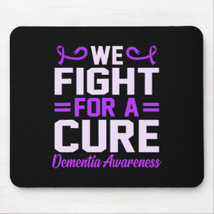 Kampf für eine Heilung Demenzbewusstsein Alzheimer Mousepad