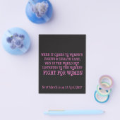 Kampf für Frauen Flyer (Einzeln)
