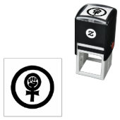 Kampf für Frauen Permastempel (Beispiel)