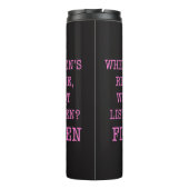 Kampf für Frauen Thermosbecher (Rückseite)