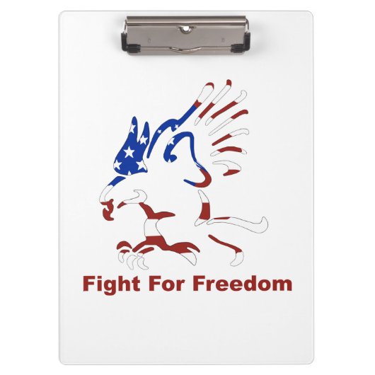 Kampf für Freiheit Klemmbrett (Vorderseite)