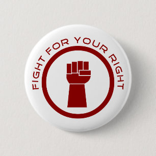 Kampf für Ihr Recht Button