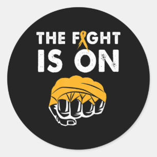 Kampf für Leukämie - Geschenkidee Runder Aufkleber