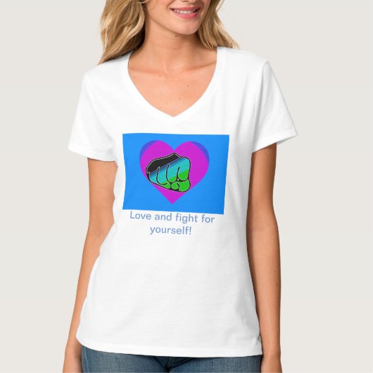 Kampf für sich selbst T-Shirt (Vorderseite)