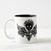 Kampf geborenes Angelina (Funktelegrafie Zweifarbige Tasse (Links)