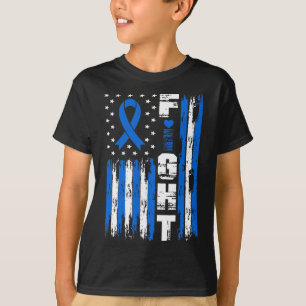 Kampf gegen Ataxie-Bewusstsein Patriotic USA Ameri T-Shirt