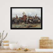 Kampf gegen Austerlitz Verlust eines Standardposte Poster (Küche)