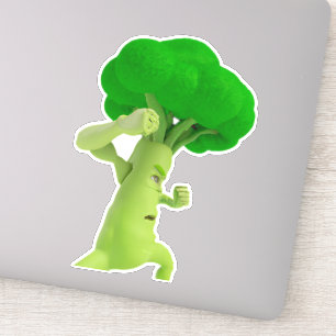 Kampf gegen Broooccccoolllliiii! Broccoli Sticker