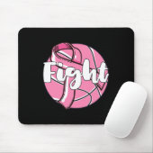 Kampf gegen Brustkrebs-Bewusstsein des bysketbyll- Mousepad (Mit Mouse)