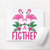 Kampf gegen Brustkrebs Bewusstsein für Flamingo-T  Mousepad (Mit Mouse)