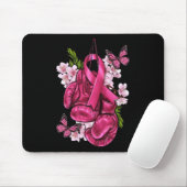 Kampf gegen Brustkrebs Bewusstsein rosa Boxhandsch Mousepad (Mit Mouse)