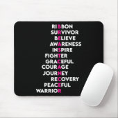 Kampf gegen Brustkrebs noch immer stark Brustkrebs Mousepad (Mit Mouse)