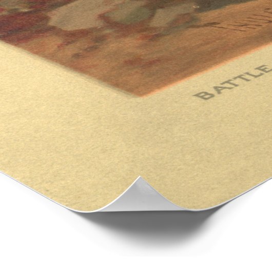 Kampf gegen Chattanooga von Thure de Thulstrup Pri Poster (Ecke)