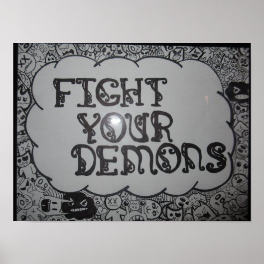 Kampf gegen Dämonenposter Poster (Vorne)