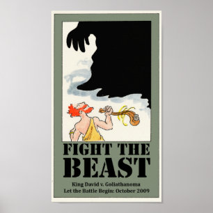 Kampf gegen das Bestienplakat Poster