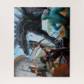 Kampf gegen das Black Dragon Puzzle 520 Stk. (Vertikal)