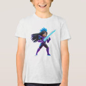 Kampf gegen das Monster Tri-Blend Shirt (Vorderseite)