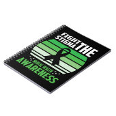 Kampf gegen das psychische Bewusstsein für Stigma Notizblock (Linke Seite)