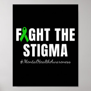 Kampf gegen das Stigma - psychische Gesundheit Mon Poster