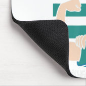 Kampf gegen das Stigma und das Bewusstsein für Sta Mousepad (Ecke)