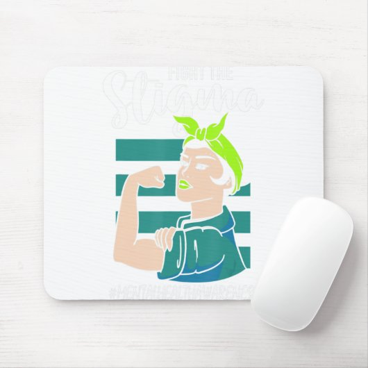 Kampf gegen das Stigma und das Bewusstsein für Sta Mousepad (Mit Mouse)