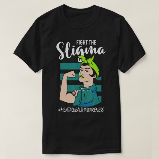 Kampf gegen das Stigma und das Bewusstsein für Sta T-Shirt (Design vorne)