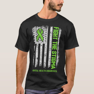Kampf gegen das Stigma US-amerikanische Fahne für  T-Shirt