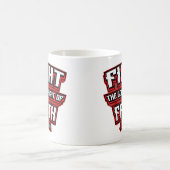 Kampf gegen den guten Kampf gegen den Glauben Chri Kaffeetasse (Mittel)